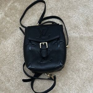 Luxury Inspired Black Leather Women's Bag